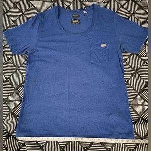 Men's Diesel round neck blue t shit